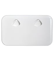 TEKNE VE KARAVAN İÇİN PLASTİK KAPAK BEYAZ  355x603 mm