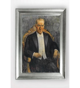 Gümüş Çerçeveli Atatürk Tablo cv838