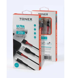Tonex 3.4A 20W Usb To Type-C 20W Hızlı Usb Kablo - M-12
