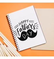 Babalar Günü Tasarımlı Defter