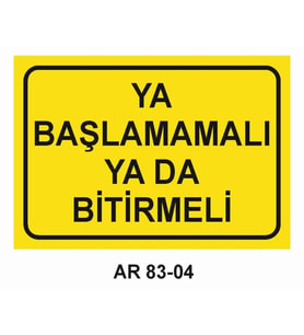 İŞ GÜVENLİĞİ UYARI LEVHASI 1 ADET PVC 21 X 29CM
