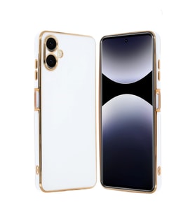 Samsung Galaxy A06 Kılıf Volet Silikon - Beyaz