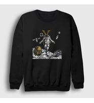 Presmono Unisex Siyah Astronaut Astroworld Travis Scott Sweatshirt 42289tt