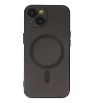 iPhone 14 Plus Kılıf Moshi Lens Magneticsafe Silikon - Siyah
