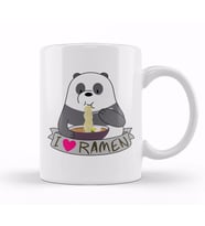 Panda Ramen Kupa Bardak Porselen
