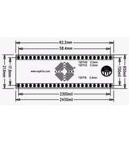 0.5MM TQFP-2 PCB - TQFP16 TQFP32 TQFP48 Proto Pcb Pertenaks Devre