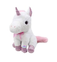 Peluş Boynuzlu At Pony Unicorn Fuşya 40 Cm (Pembe)