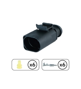 Balata Soketi Dişi 6 Pin Kablosuz