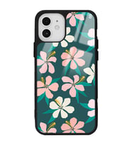 iPhone 12 Pro Leaf Flovers Tasarımlı Glossy Telefon Kılıfı