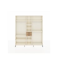 Arges Dolap 10 Raflı 2 Çekmeceli 3 Askılı 220x30x243 Aytaşı-Aytaşı/Çam