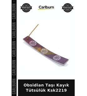 Özel Üretim Doğal Taş Dekoratif Tütsü Sunumu Aksesuar Obsidian Taşı Kayık Tütsülük
