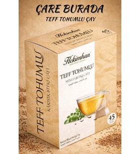 Teff Tohumlu Çay (45'li Süzen Poşet) (12 ADET)