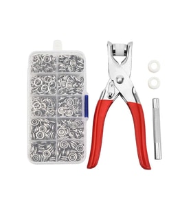 Metal Çıt Çıt Çakma Makinesi (El Tipi) + Metal Çıt Çıt Seti 100 Adet