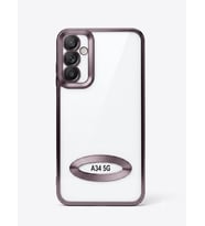 Samsung Galaxy A 34 Kamera Lensli Mor Kılıf Modeli