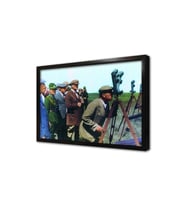 Renkli Atatürk Çerçeveli Cam Tablo