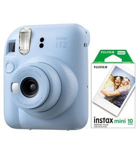 Instax mini 12 Mavi Fotoğraf Makinesi ve 10'lu mini Film