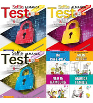ÇIPA ALMANCA A1 SEVİYE SELFİE TEST + HİKAYE SETİ TOPLAM 7 KİTAP