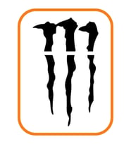 Monster Pençe Far Veya Cam Altı Büyük Oto Sticker Siyah 33*20 Cm