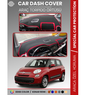 FIAT 500L (2013-2017) Torpido Örtüsü Ön Göğüs Torpido Koruma Tam Uyum Çatlamayı Önler Kolay Montaj