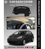 KİA RİO (2012-2018) Torpido Örtüsü Ön Panel Torpido Koruma Tam Uyum Araca Özel Kaymaz Kolay Montaj