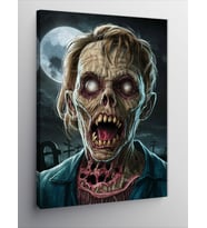 Kanvas Tablo Korkunç Zombi
