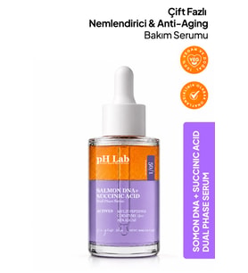 Phlab Çift Fazlı Somon DNA + Succinic Acid Nemlendirici Anti-Aging Bakım Serumu