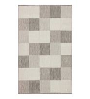 Mono 01 Grey Kaymaz Tabanlı Kilim (Gri)