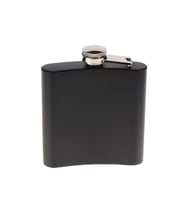 Siyah 9 OZ Çelik Cep Matarası