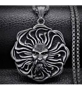 voyageaccessory Paslanmaz Çelik Mitolojik Güneş Tanrısı Apollon Kolye