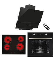 ALVEUS EUROPE SİYAH 3'LÜ ANKASTRE SET (VİTRO 641 - MFA 627 - MOD 3000)