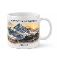 Hakkari Yüksek Dağlar Temalı Kupa Bardak - Özel Tasarım Hediye