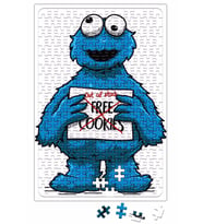Monster Cookies Kurabiye Canavarı Puzzle 240 Parça Yapboz