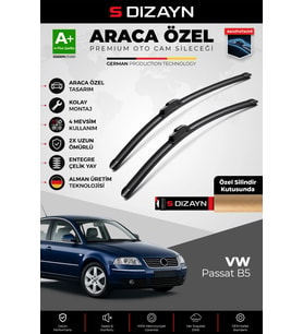 Drs Tuning Passat B5 Ön Cam Silecek Seti 1996-2005 Premium Araca Özel 53-50 Cm A+ Kalite