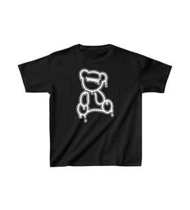 Çocuk Unisex Baskılı T-Shirt - Siyah