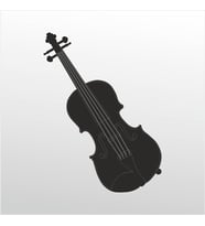 Folyo Sticker Keman 20cm uzunluk (Karışık)