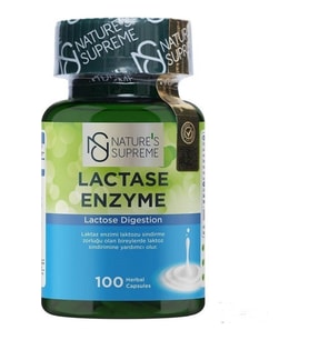  Natures Supreme Lactase Enyzme 100 Kapsül