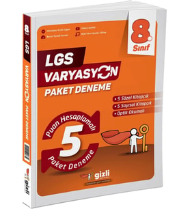 Lgs Varyasyon 5 Li Paket Deneme Gizli Yayınları