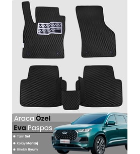 CHERY TİGGO8 AVANTGARDE (2024-2025) Uyumlu EVA Paspas Tam Set–Araca Özel,Su Geçirmez,Kolay Montaj