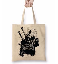 Witcher İs Coming Bez Çanta Uzun Saplı