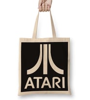 Atari Logo Oyun Game Over Bez Çanta Uzun Saplı