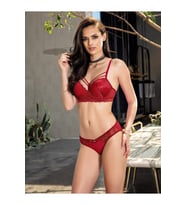 PUSH UP SET SUTYEN TAKIM (Bordo)
