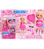 Barbie Dream Besties Malibu Bebek ve Aksesuarları Oyun Seti 28,5 cm 4+