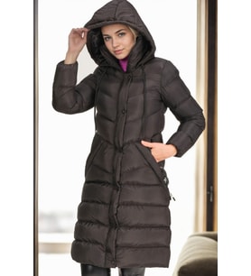 Dewberry Kadın %100 Polyester Kaban Siyah Z9719 Günlük Dış Giyim, Kazak ve Gömlek Kombini, Seyahat Gardırobu