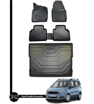 Ford Courier 3D Havuzlu Oto Paspas Ve Bagaj Havuzu Seti