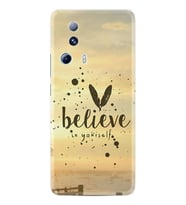 Xiaomi Mi 13 Lite Kılıf Resimli Desenli Baskılı Silikon Belive in Yourself 1316