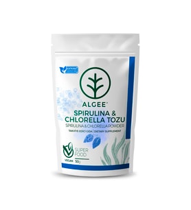 Spirulina & Chlorella Toz Katkısız 50 gr
