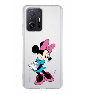 Xiaomi  Mi 11T Pro  Kamera Korumalı Kapak Minnie Mouse Tasarımlı Şeffaf  Kılıf