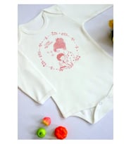 Kız Bebek Annemi Seviyorum Baskılı Body Zıbın