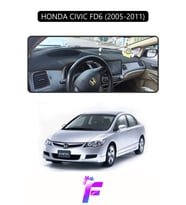 HONDA CIVIC FD6 (2005-2011) Uyumlu Torpido Örtüsü Yansıma Önleyici Hızlı Montaj Koruma F72
