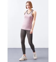 TOMMY LİFE 97094 GÜL KURUSU ÇAPRAZ ASKILI BAYAN ATLET (Pembe)
